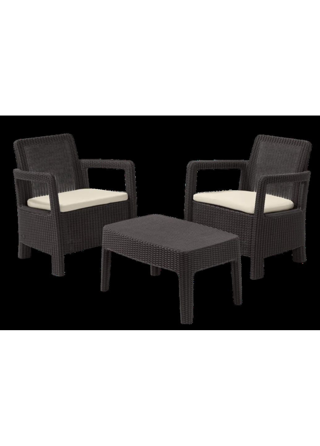 Комплект садовой мебели Keter Tarifa Balcony, коричневый Allibert (362581758)