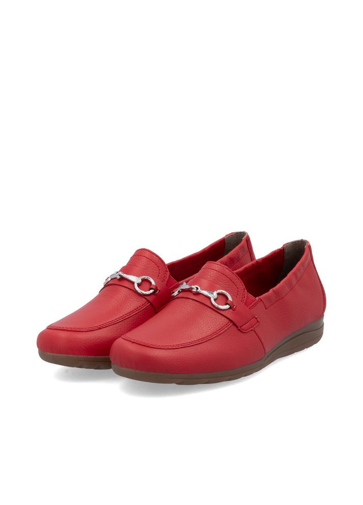 Красные мокасины (р) кожа 0-1-1-l-9354-33 Rieker