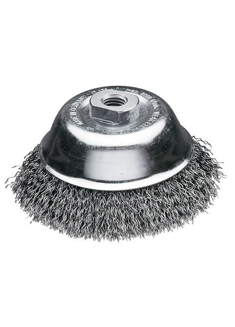 Щітка чашечна 150хМ14х2,0 гофрований сталевий дріт 0,35 мм 6500 об/хв 429177 (13821) Lessmann (295039328)