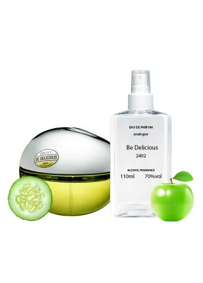 Парфюмерная вода для женщин New York Be Delicious (аналог Donna Karan) 110 ml №61 No Brand (343052309)