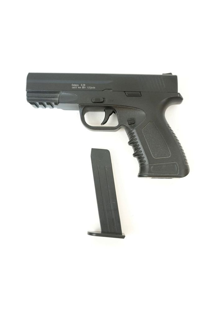 Страйкбольный пистолет Glock 18 G39 металл черный Galaxy (354823824)
