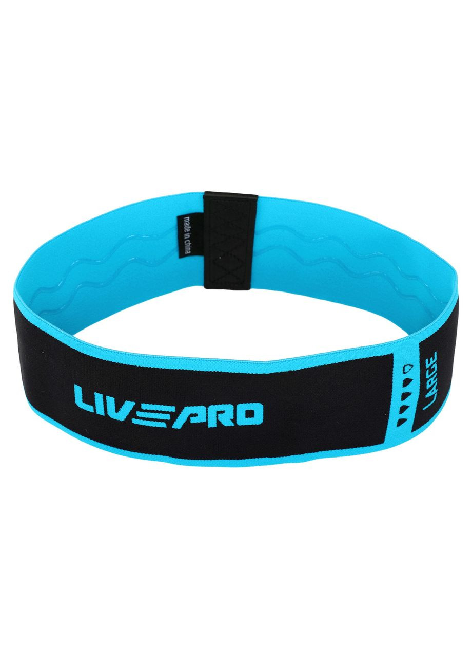 Резинка тканевая для упражнений лента сопротивления LOOP BANDS LP8414-M (полиэстер, латекс, р-р 63х7см, нагр. 20LB LiveUp (370139981)