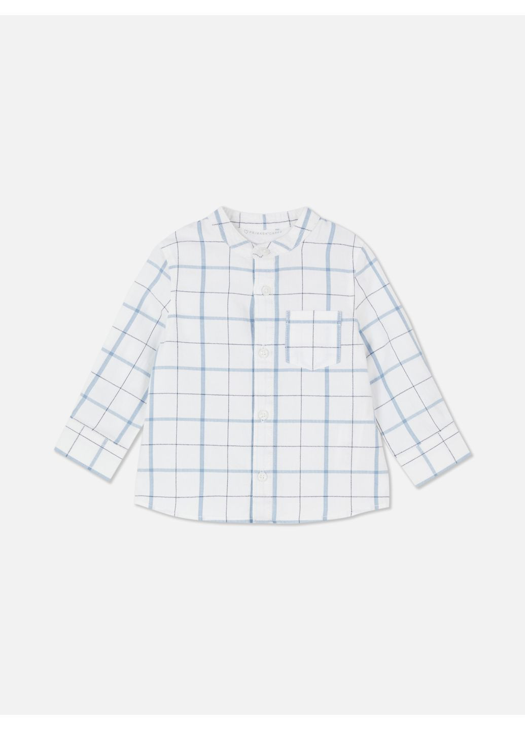 Сорочка демісезон,білий в клітку, Primark (336025157)