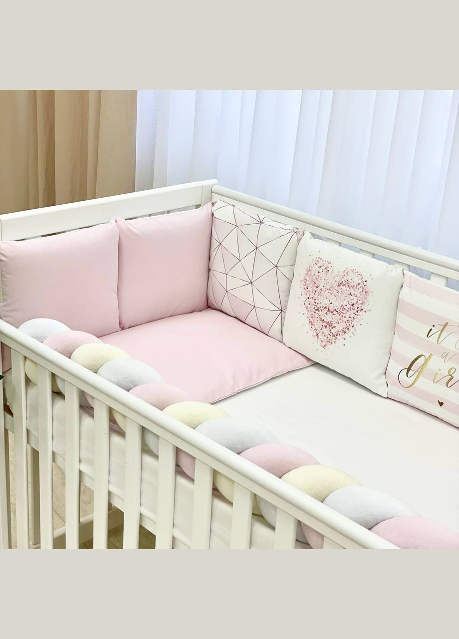 Постель Комплект "Арт дизайн" 6 пр Геометрия розовая, 0239249 0239249 MSonya (302293799)