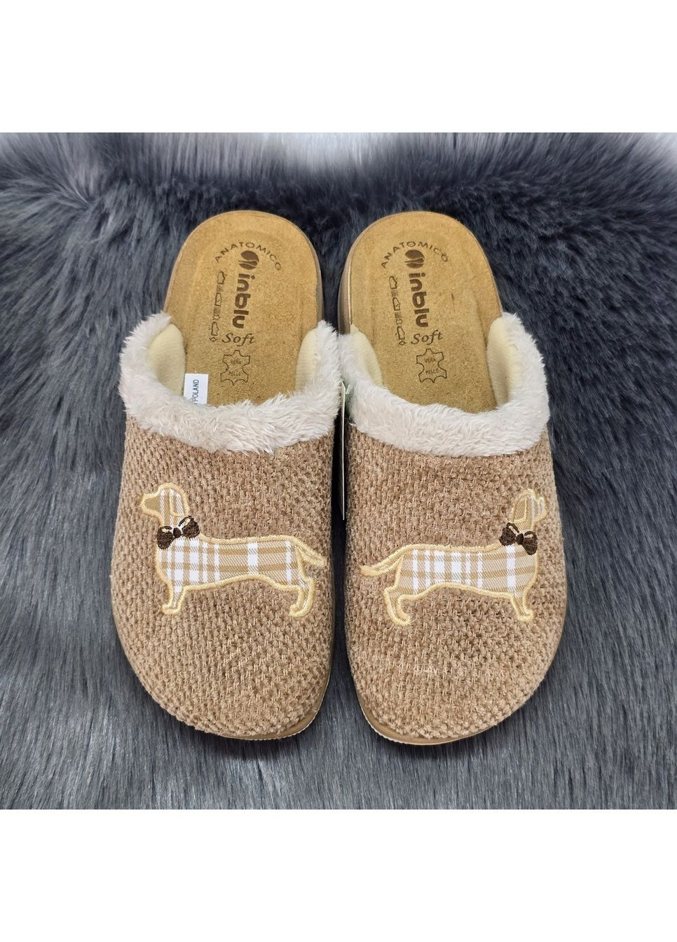 Тапочки жіночі теплі із закритим носком Inblu (370091711)
