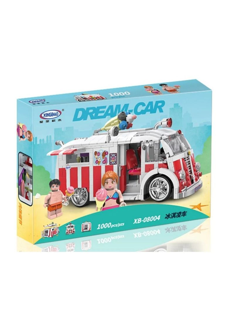 Конструктор XB-08004 MOC Фургон с мороженым, 1000 элемента XingBao (316271747)