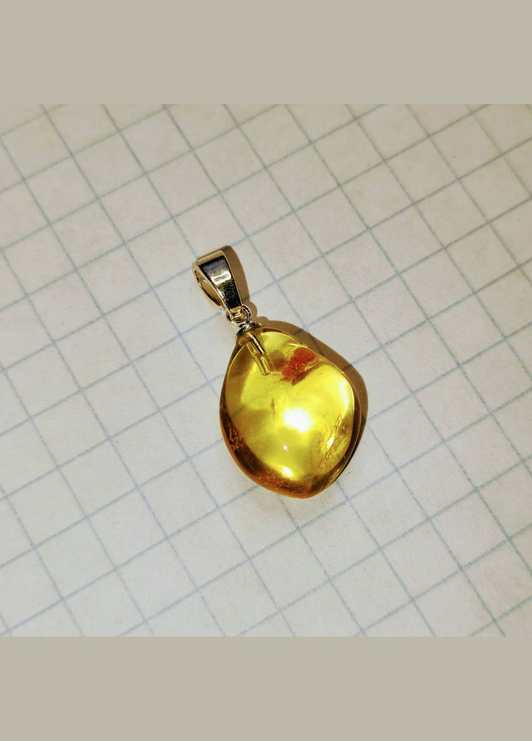 Кулон 3164 бурштин природній MINOV (315930998)