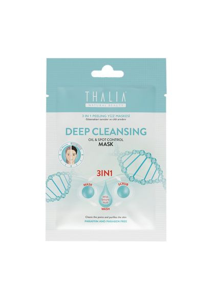 Глубокоочистительная маска-пилинг для лица 3 в 1, 15 мл Thalia (279835117)