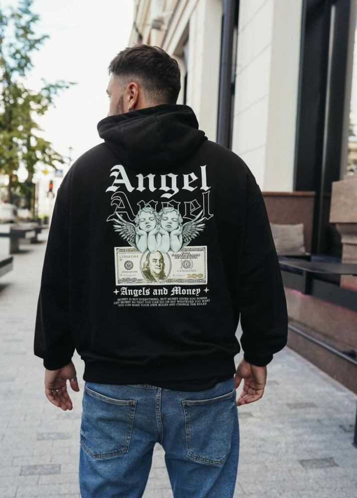 Худи с мёрчем ДТФ (оверсайз) No Brand (305845022)