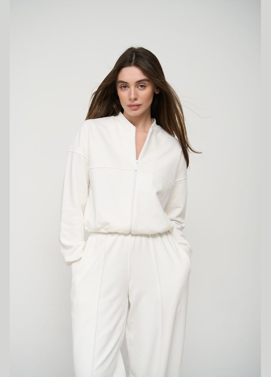 Женский костюм двойка цвет белый р.XL 452728 New Trend (285711049)