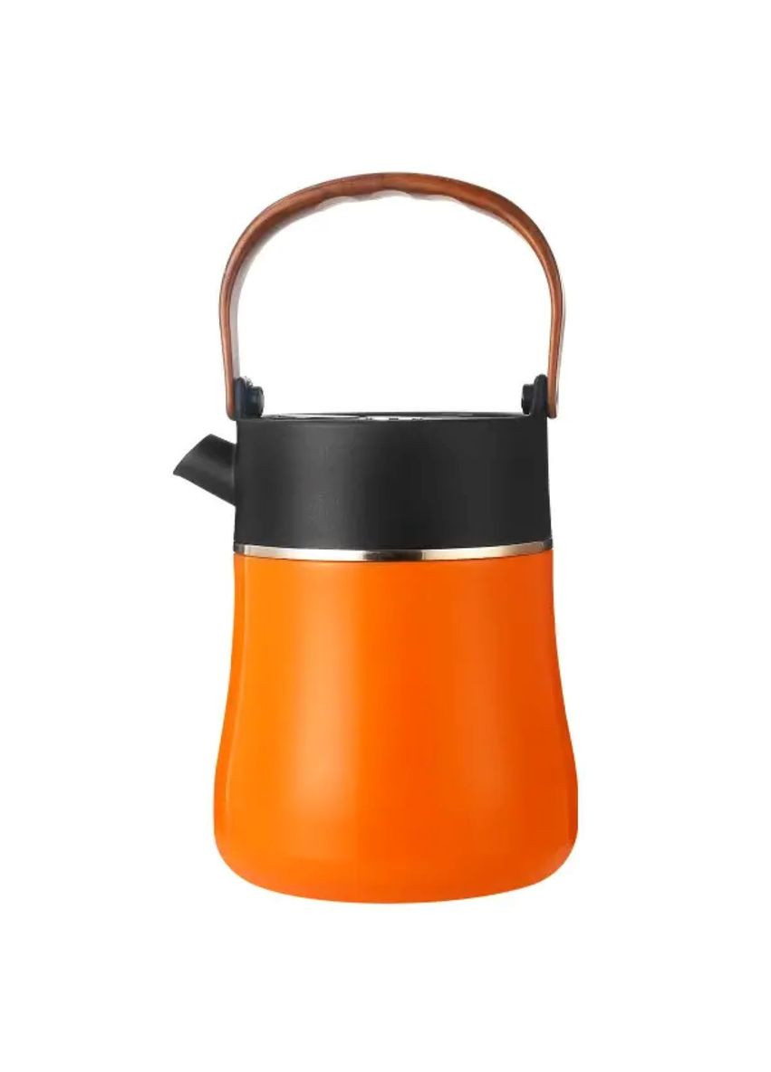 Чайник термос із датчиком температури та вакуумною ізоляцією 700 мл помаранчевий HP-14-22O Jooki (358706227)