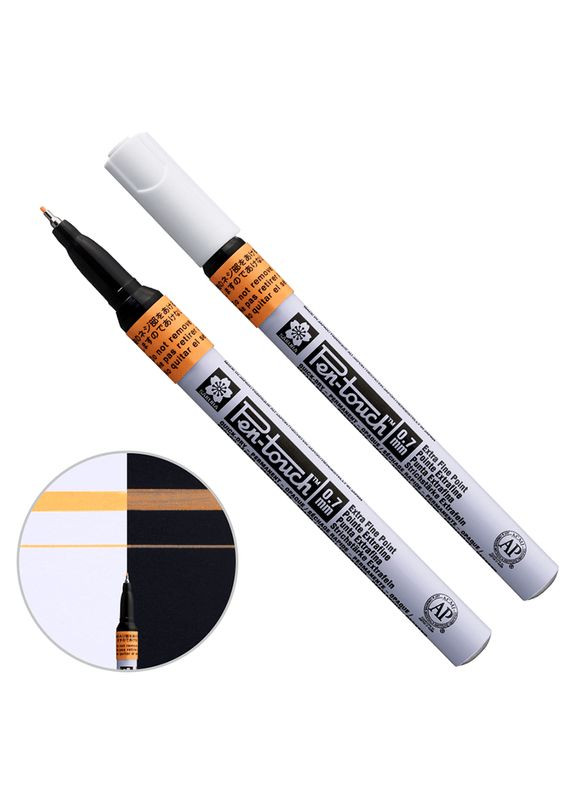 Маркер Pen-Touch Fine Оранжевый флуоресцентный 0.7 мм (XPSKA305) Sakura (336947326)