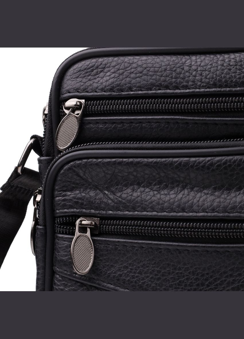 Практичная вертикальная сумка с ручкой для мужчин из натуральной кожи 22864 Vintage (329148892)