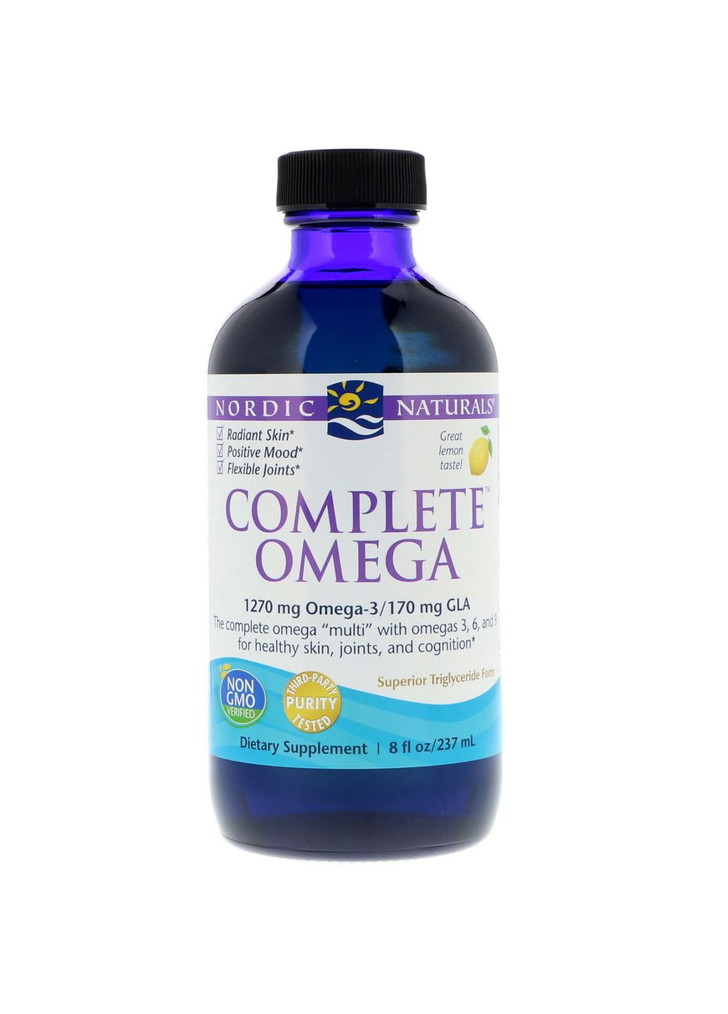 Омега 3 6 9, Complete Omega, лимон, 237 мл. Nordic Naturals (351384736)