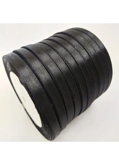 Чорна Стрічка атласна 0,6 см (23 м) Sindtex (АЛ06-002) Plus-plus (352743842)