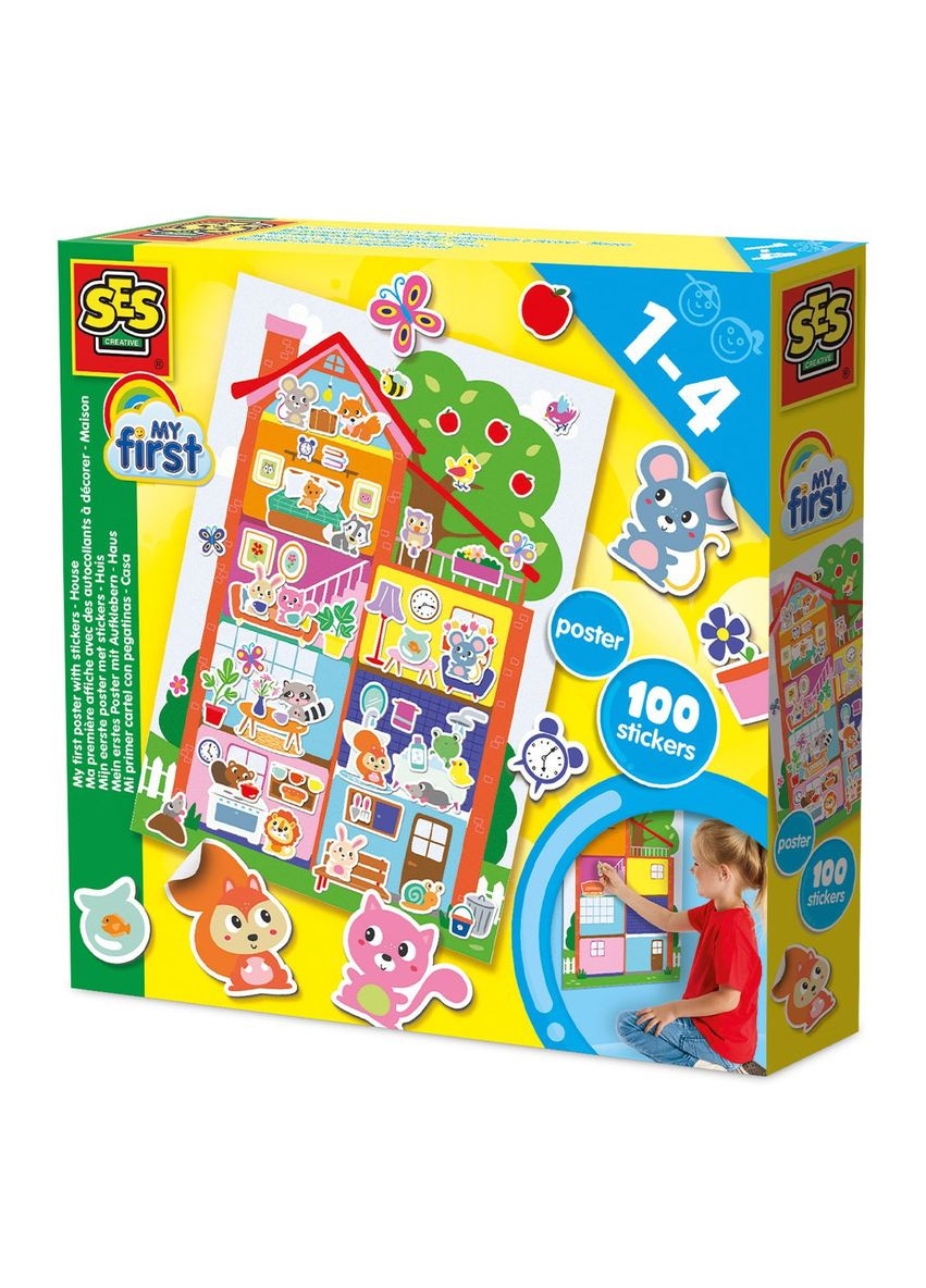 Набор для творчества с наклейками серии My first – Уютный дом Ses Creative (361080238)