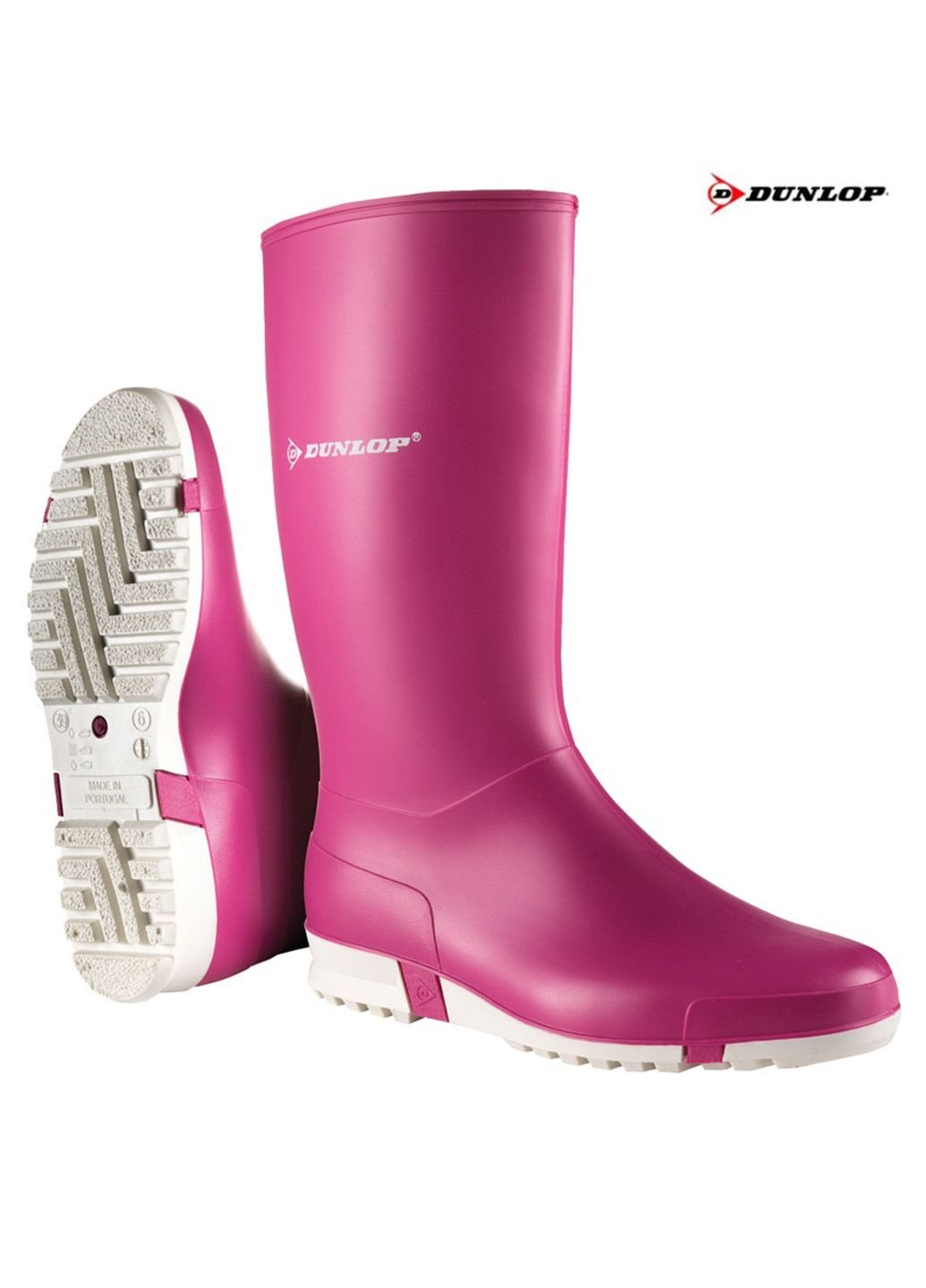 Чоботи гумові р. 31-42 рожеві Португалія (арт.К272111) Dunlop Sport (322503352)