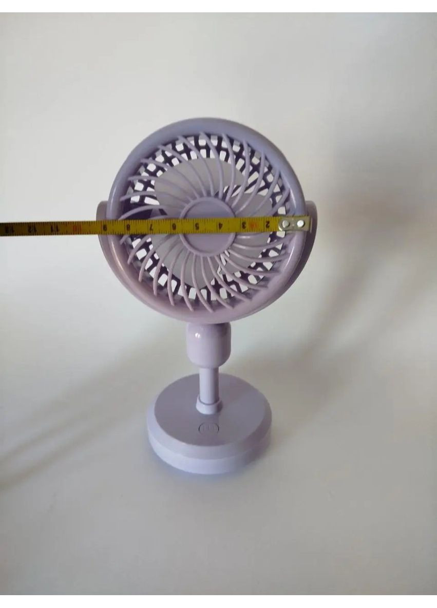 Вентилятор настільний 677-96 3 Вт фіолетовий ATLANFA (364757184)