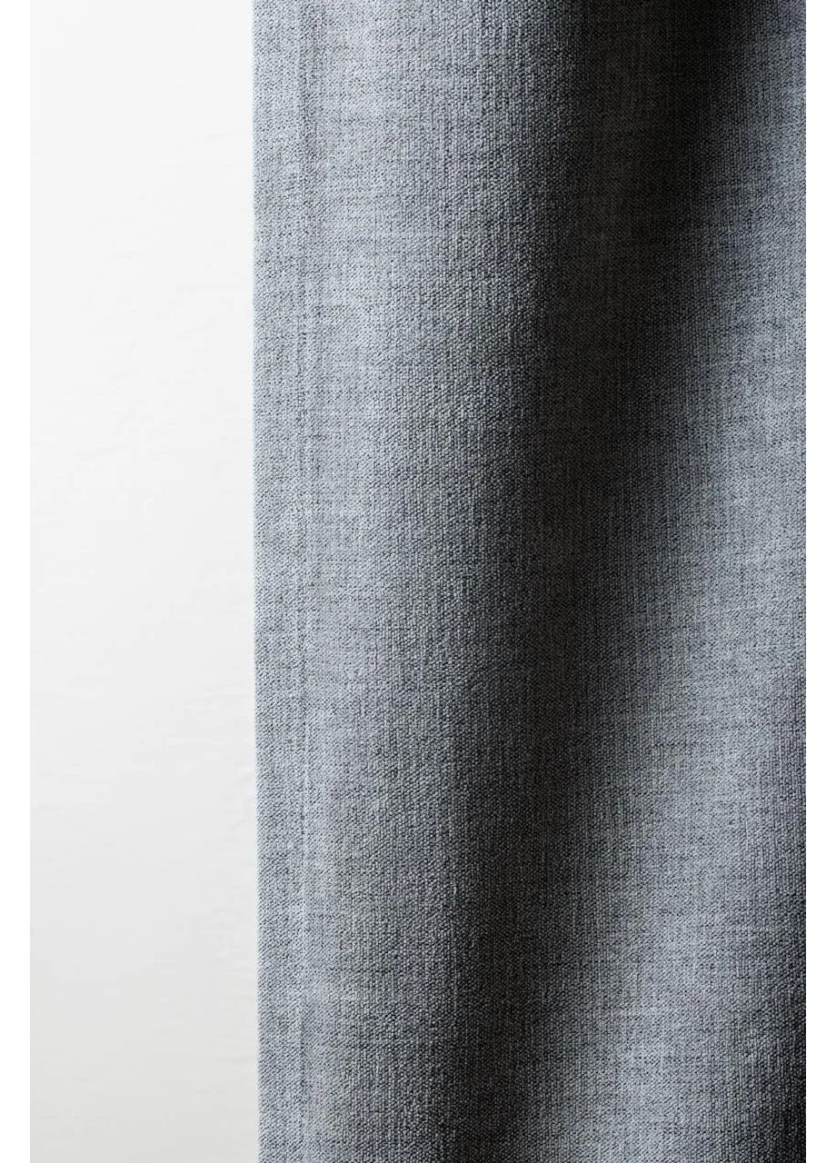 Штори з матового шенілу 2шт. 2,5м х від 2,5м до 3м HYGG (370367088)