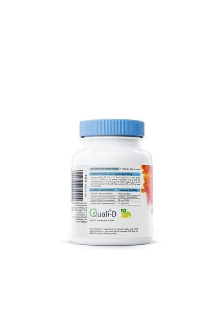 Вітамінний комплекс ADEK Vitamins, 60 капсул жиророзчинних вітамінів Osavi (364503613)