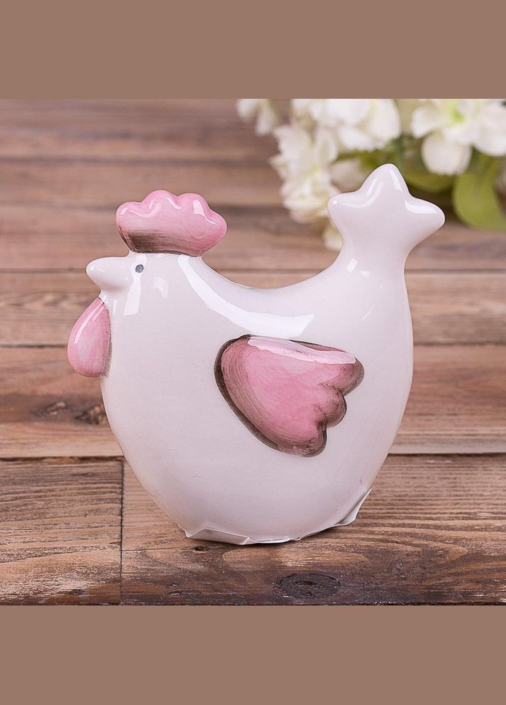 Керамічна статуетка "курочка з рожевим крилом" Guris (321991914)