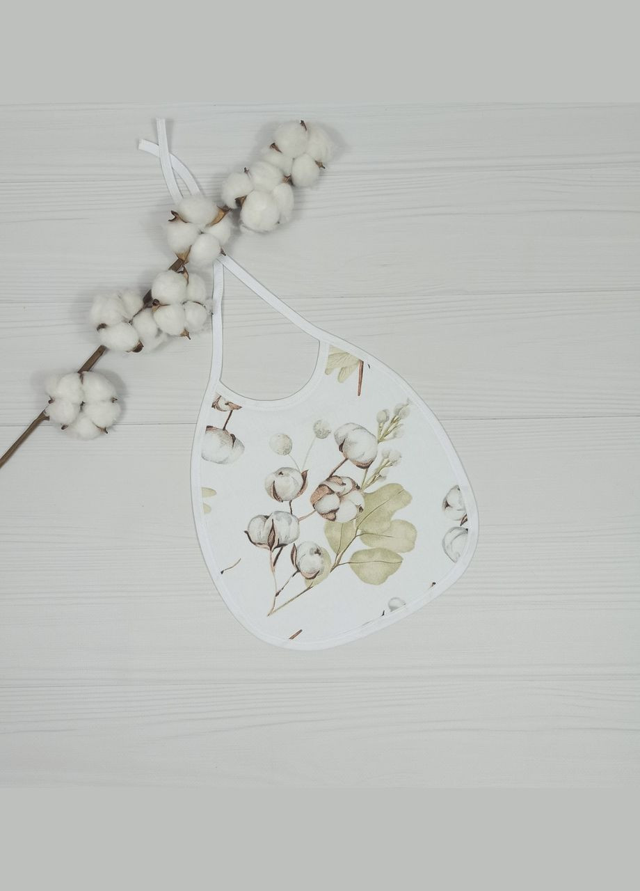 Набір слюнявчиків 22х25 см + еко гризунок "Шурхітливі вушка" 7х18см a.l.babybox Бавовна Різнокольорові No Brand (315488162)