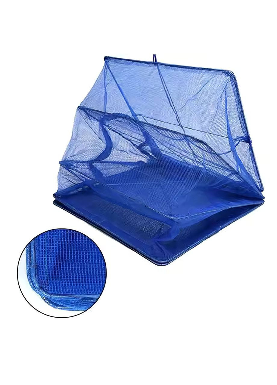 Сітка складна підвісна сушарка компактна з блискавкою 3 яруси для сушіння риби овочів грибів та фруктів 65×50×50 см No Brand (361161951)