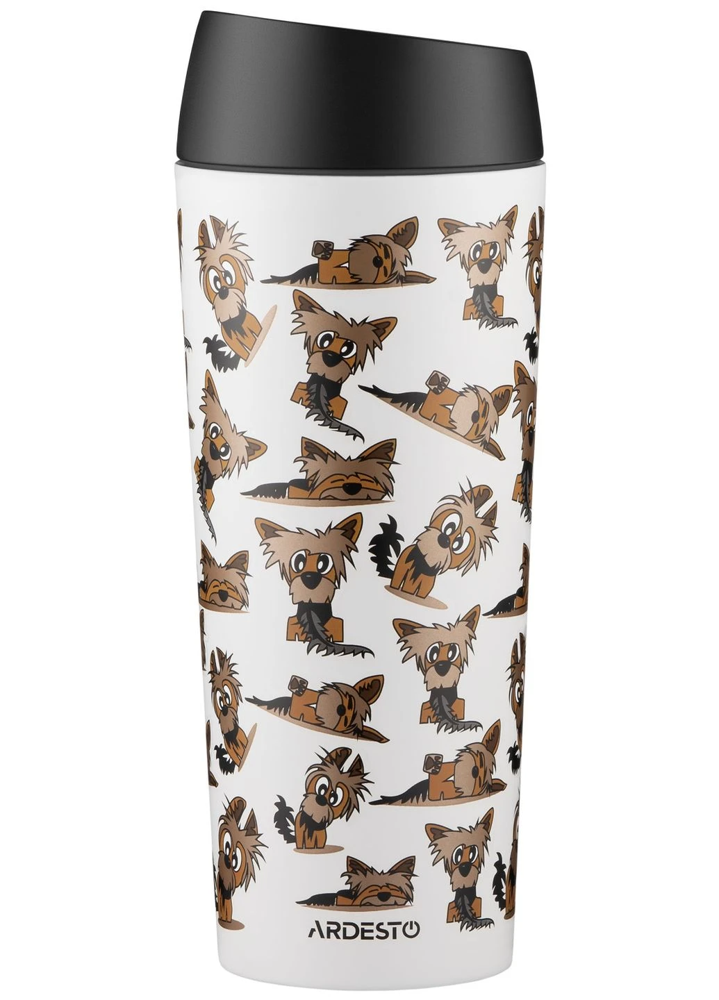 Термос для напитков Coffee Time Yorkie 450 мл, из нержавеющей стали, цвета бежевый Ardesto (381188516)