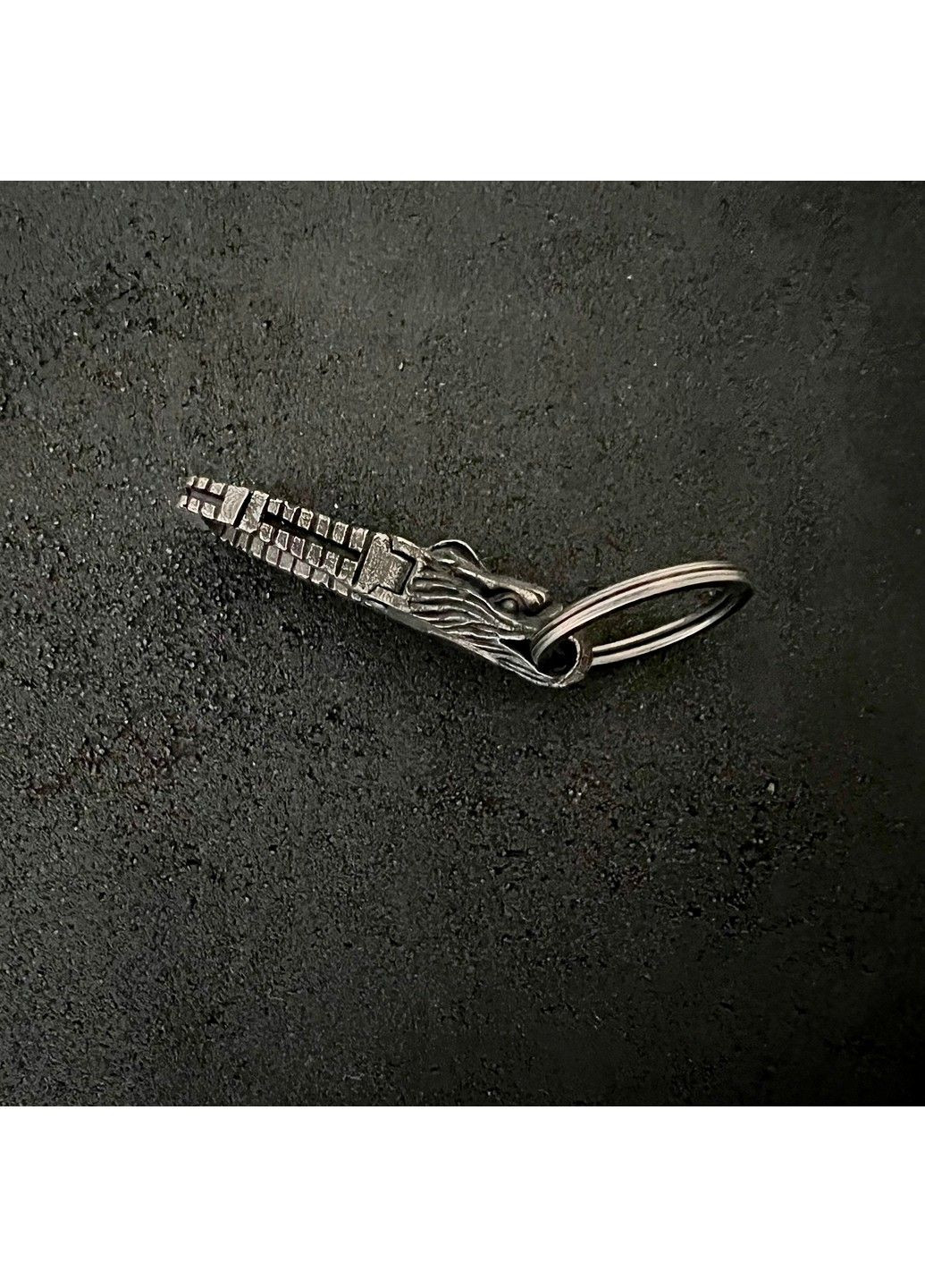 Готический брелок феникс для ключей из нержавеющей медицинской стали KC-019 No Brand (299008395)