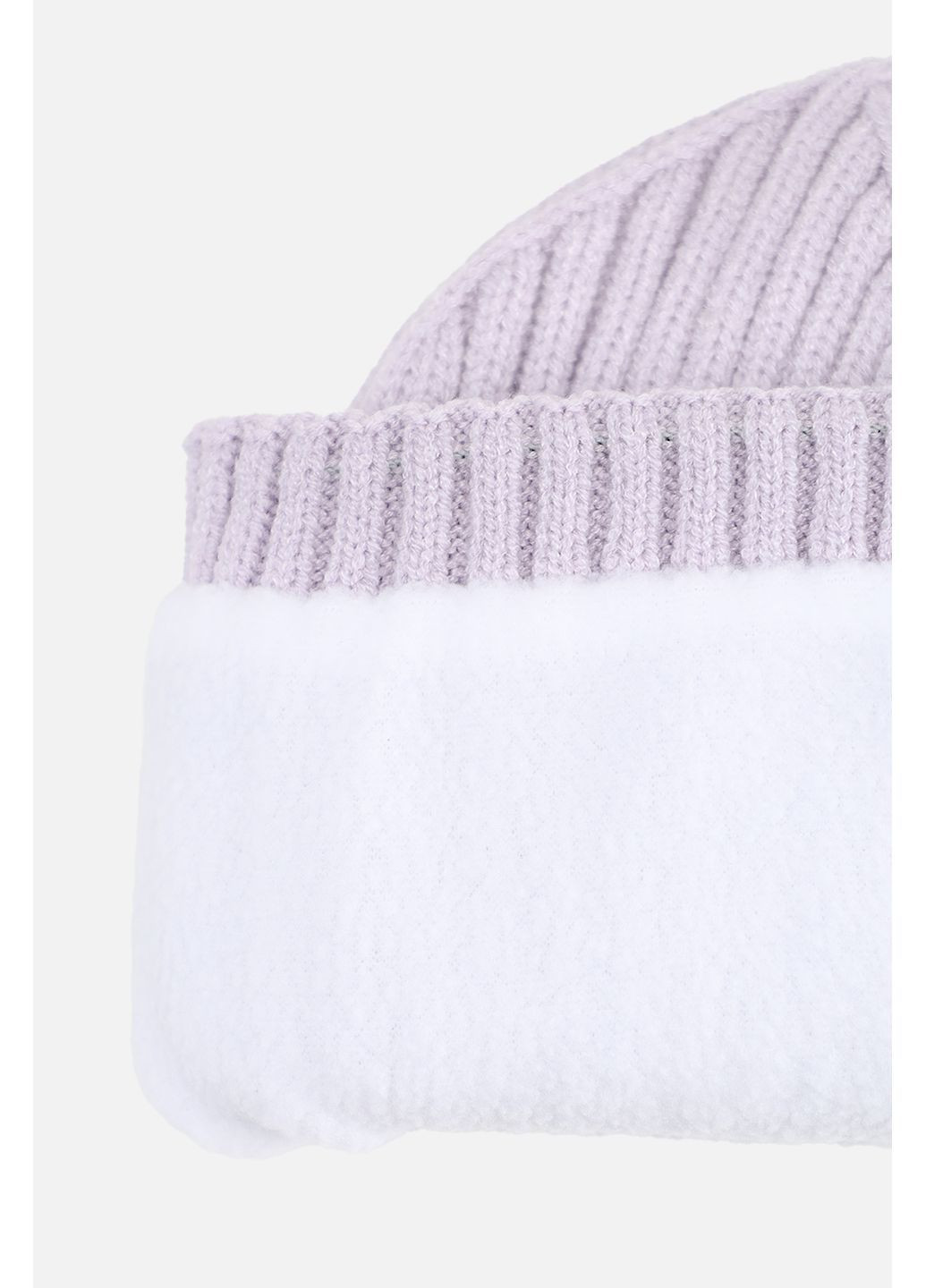 Комплект шапка-шарф для девочки цвет сиреневый ЦБ-00288121 Yuki (369621559)