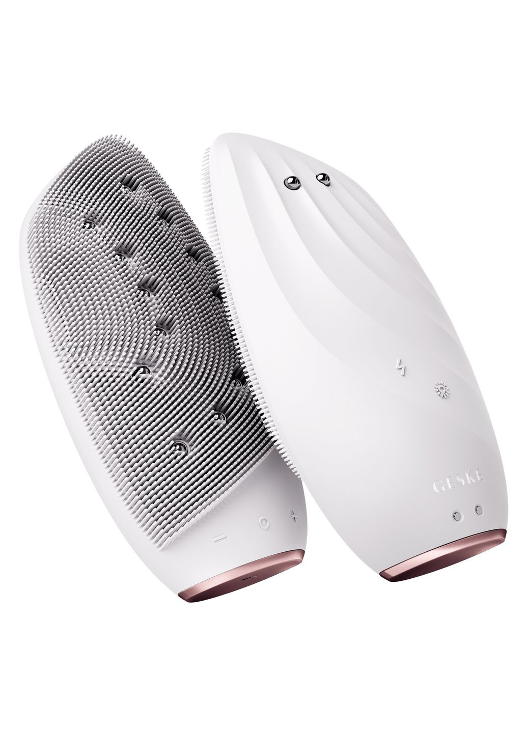 Очищувальна щітка для обличчя Sonic Thermo Facial Brush&Face-Lifter 8в1 starlight GESKE (341525953)