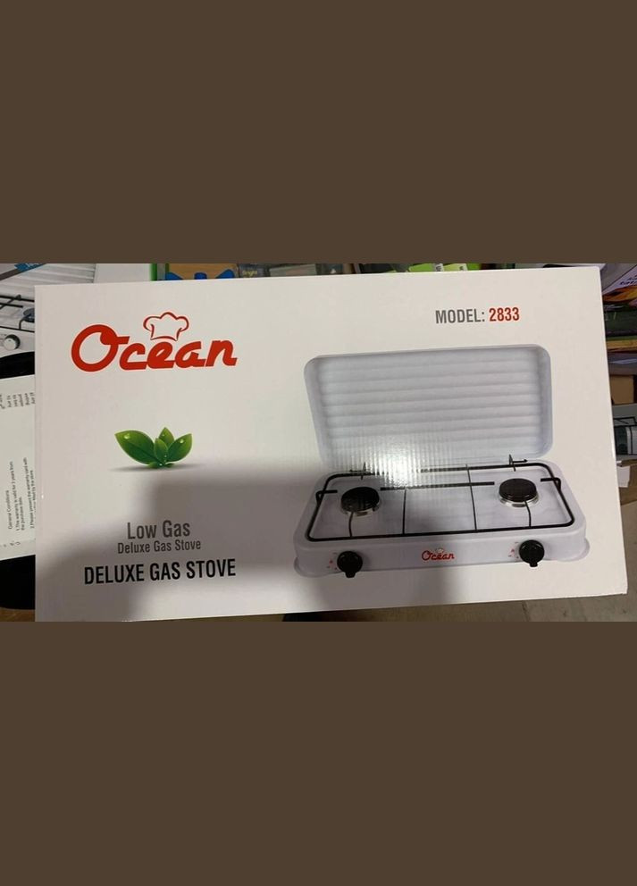 Настільна плита портативна газова на 2 конфорки (1882088960) Ocean M-2833 (336545999)