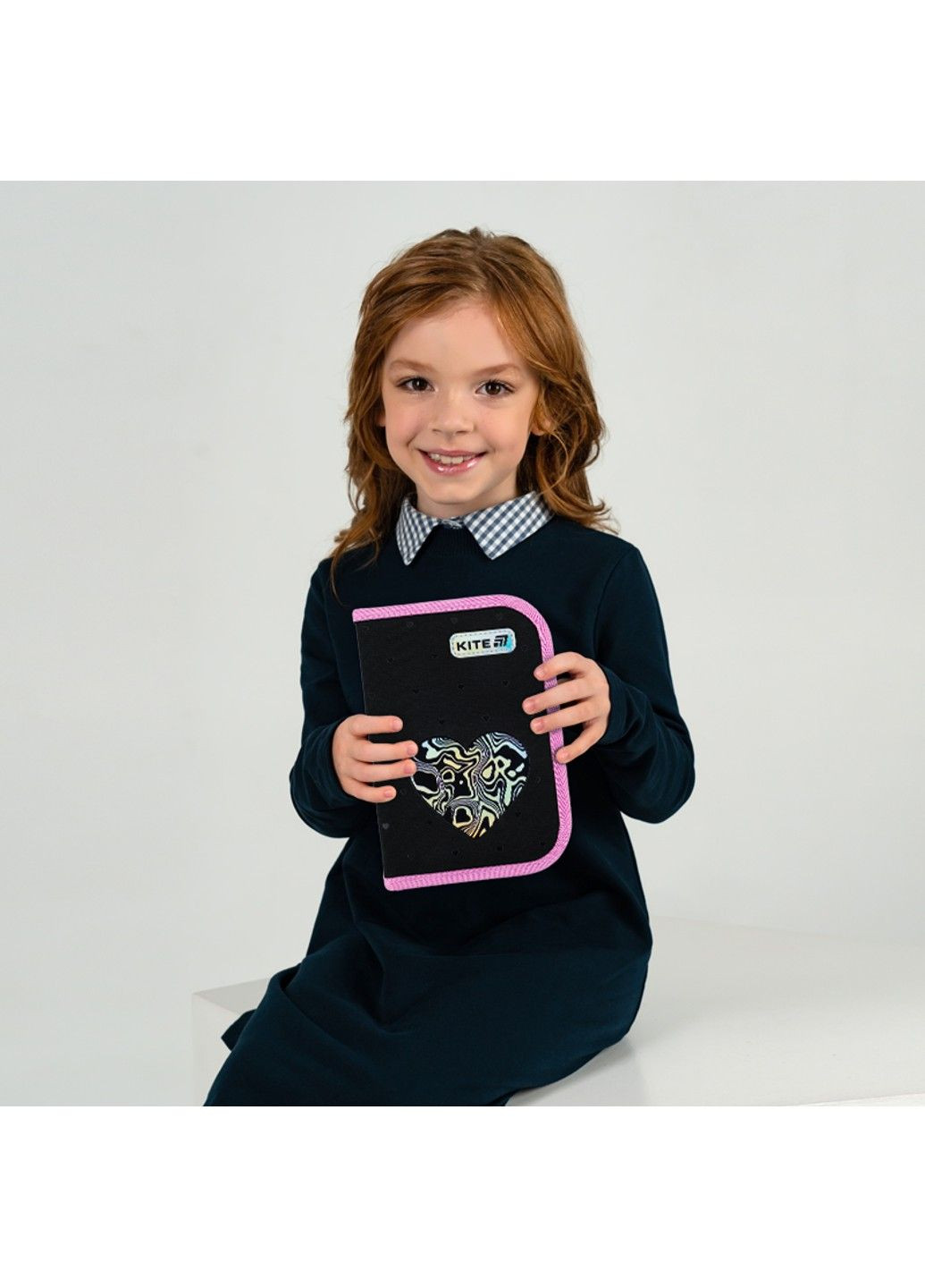 Пенал без наповнення Love is K25-622-3, 1 відділення, 2 відворота Kite (336181948)