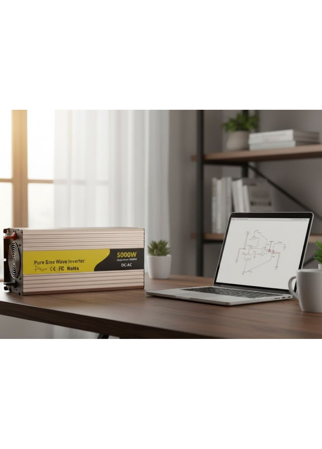 Автомобильный инвертор Pure Sine Wave Inverter 12В-220В преобразователь 5000 Вт с чистой синусоидой (2104618829) No Brand (369963254)