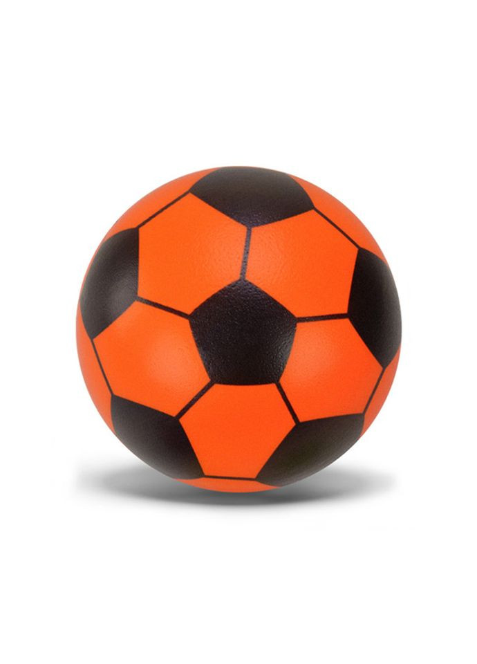 Мяч детский фомовый "Футбольный" SPB24636, 10 см Оранжевый Bambi (366977429)