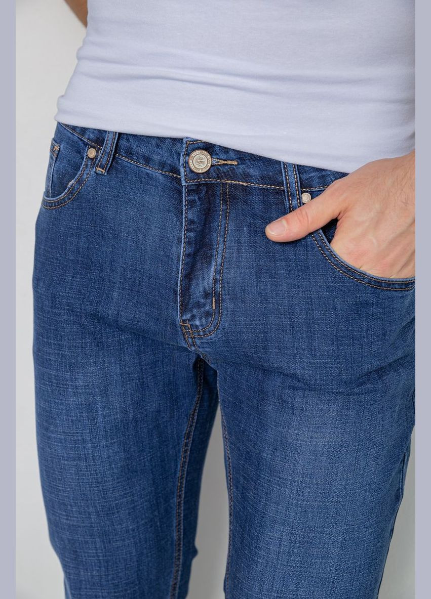 Синие демисезонные регюлар фит джинсы мужские Джинсы Sport Line