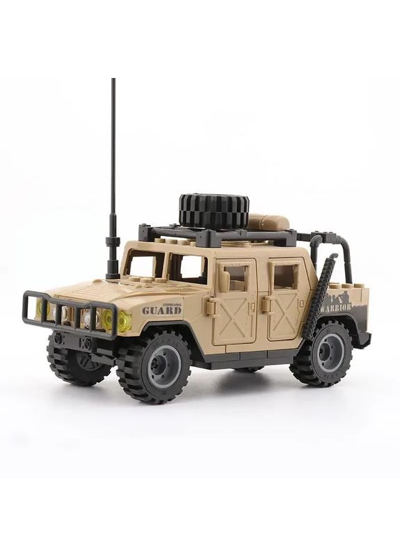 Автомобіль машина Хаммер конструктор джип для фігурок спецназ військовослужбовців для Коричневий Lego (364976085)