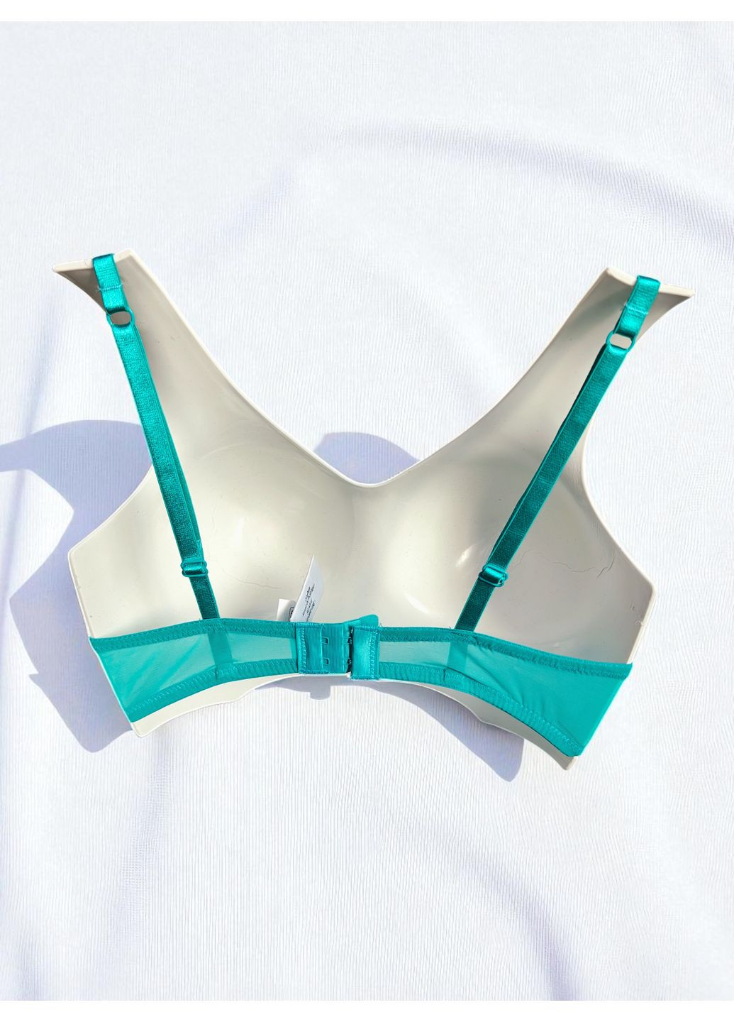 Бірюзовий балконет мереживний бюстгальтер terra FS з кісточками поліамід