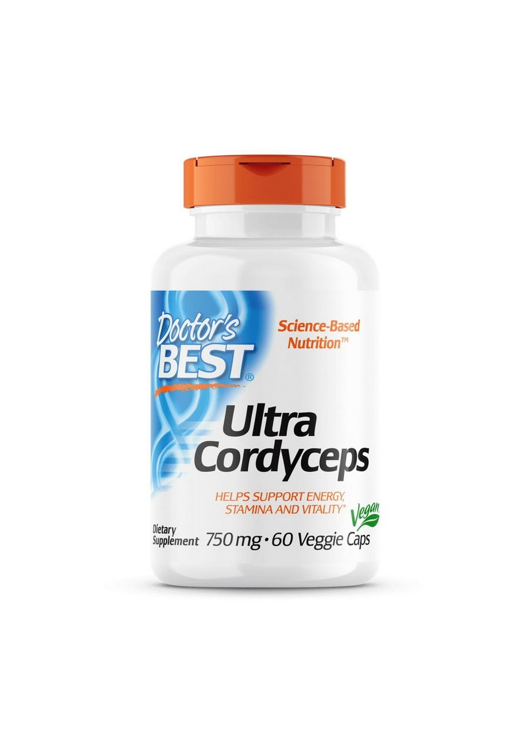 Натуральна добавка Ultra Cordyceps, 60 капсул Doctor's Best (295898298)