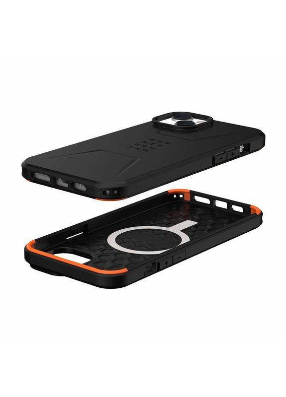 Чехол-накладка Civilian Magsafe для Apple iPhone 14 Plus Black (114037114040) Urban Armor Gear (370621039)