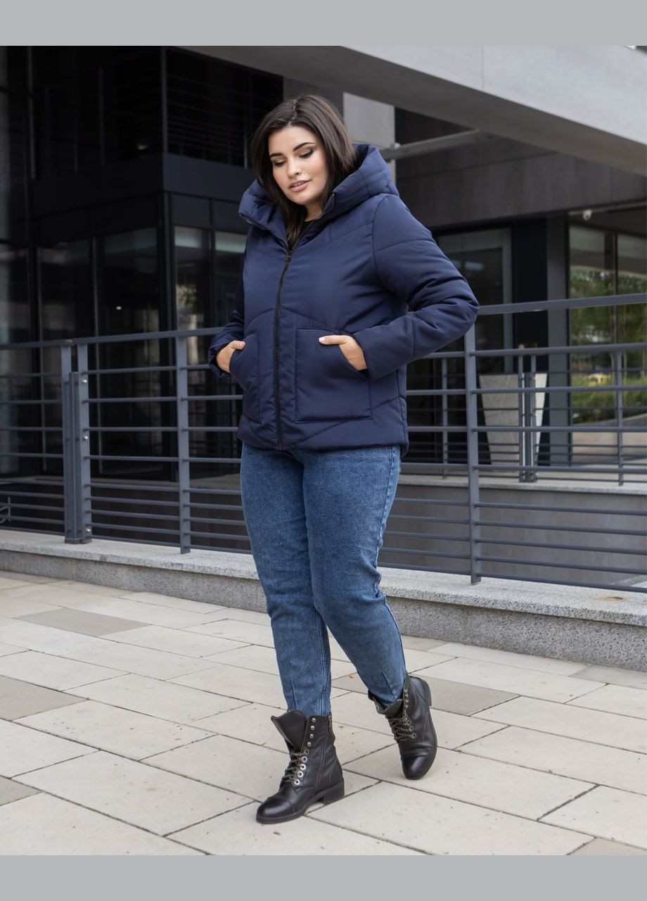 Синя демісезонна жіноча молодіжна куртка весна-осінь SK