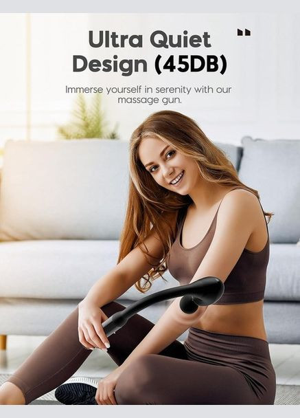 Перкусійний масажер для м'язів тіла ручний ударний масажер для спини JA-G4 No Brand (322237777)