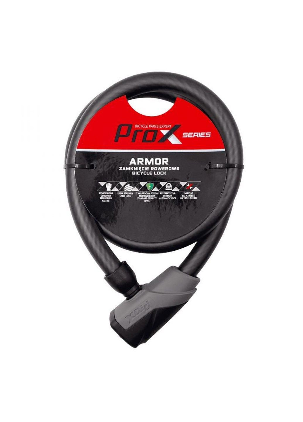 Замок Armor під ключ 18 х 1000 мм чорний ProX (322197141)