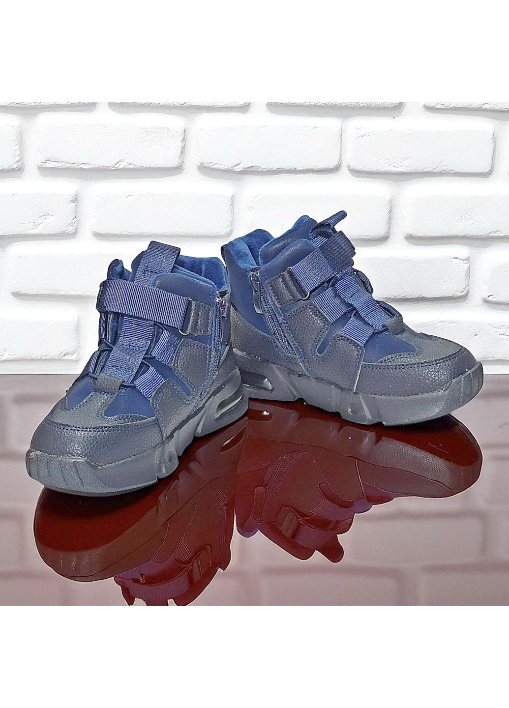 Утеплені демісезонні черевики на флісі ортопедичні хайтопи на липучках для хлопчика Клібі Clibee (360979237)