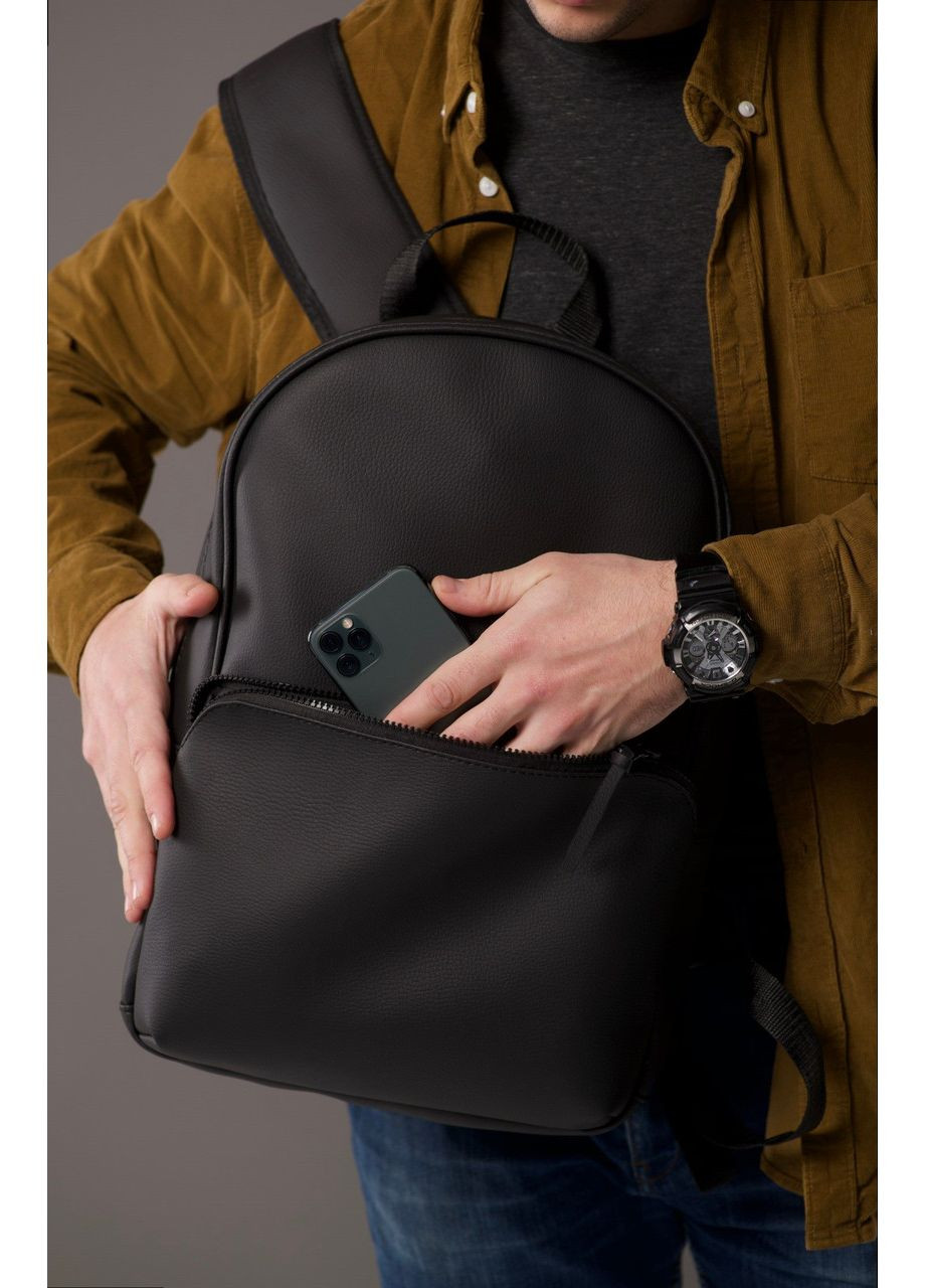 Мужской рюкзак из эко-кожи 41×30×10 см - для города и офиса No Brand (365592476)