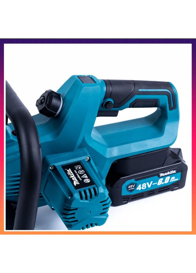 Аккумуляторная пила DUC230Z (48V, 6 Ah) Бесщеточная АКБ пила Макита с шиной 30 см для веток и дров Makita (368682215)