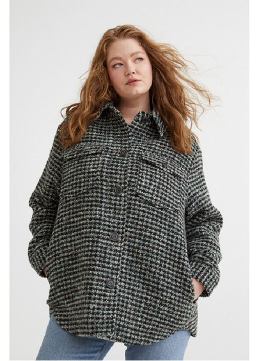 Черная демисезонная куртка H&M