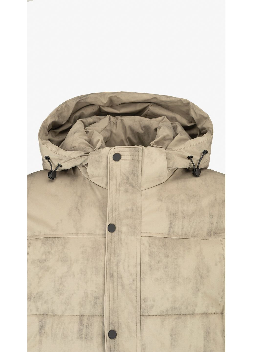 Оливковая (хаки) зимняя куртка однотонная мужская 9921 shop (2000999149535) Demos