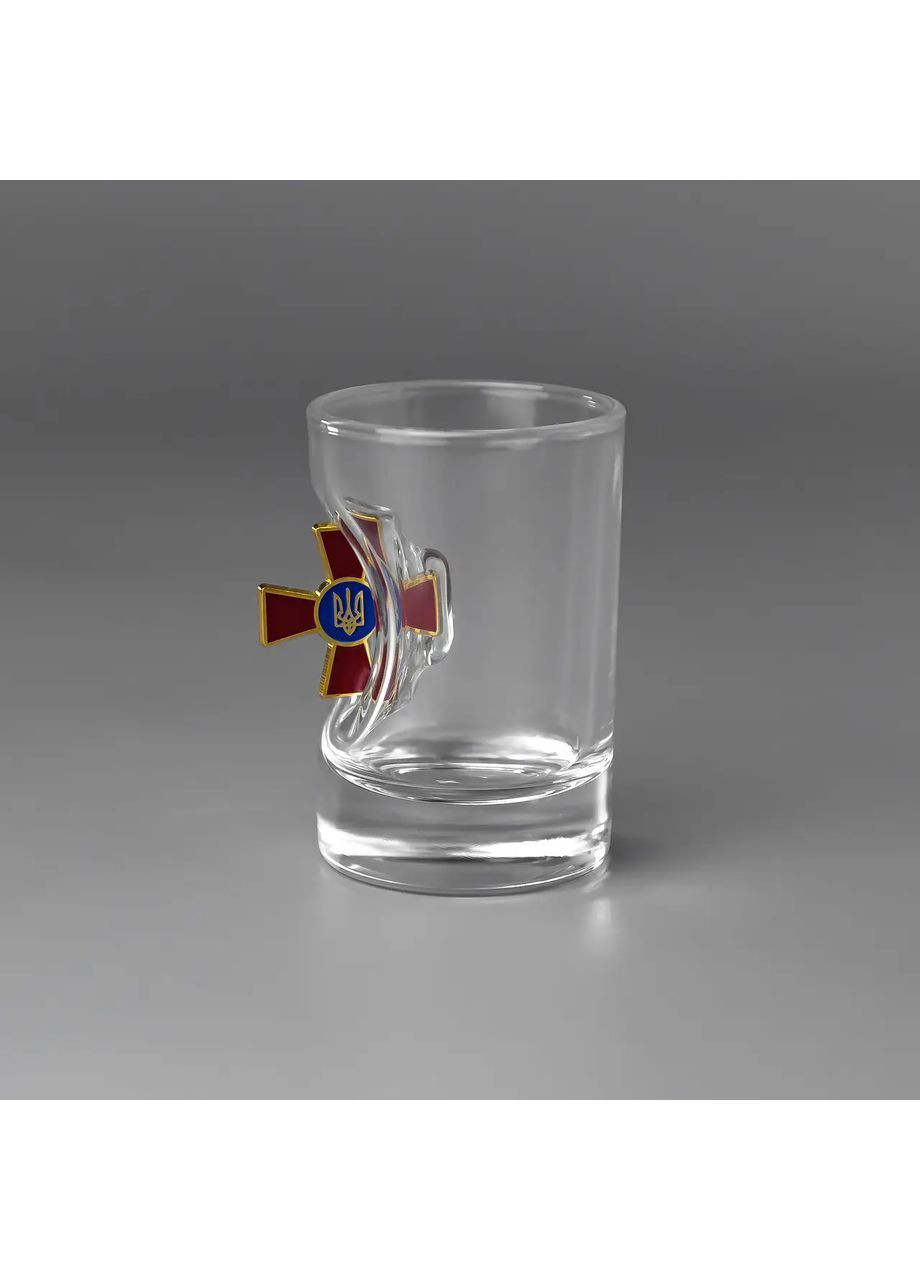 Подарочные стопки для водки с гербом ВСУ 50 мл 6 шт | Подарок военному Handmade 225-001-050 (366889354)