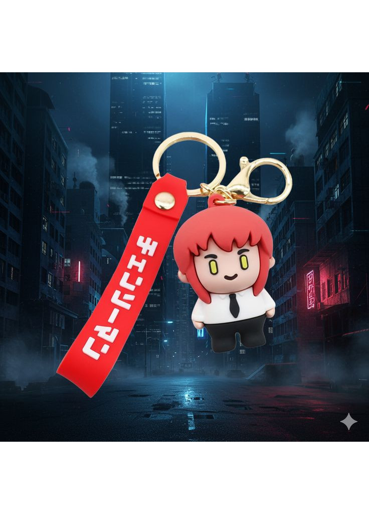 Человек с бензопилой брелок Chainsaw Man Макима Makima аниме фигурка брелок Keychain Shantou (296492016)